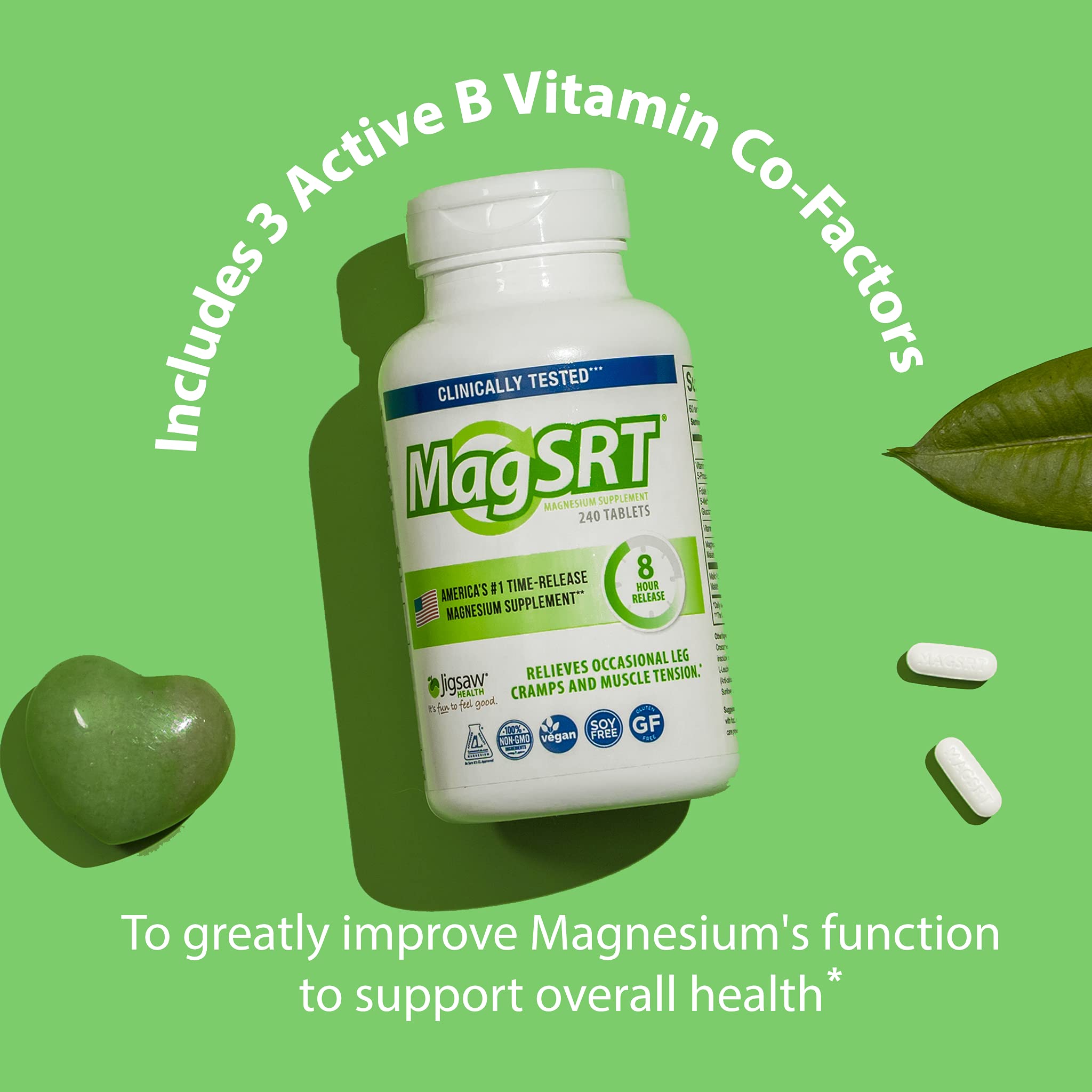 Foto 5 pulgar | Suplemento Mineral Jigsaw Health Mag Srt con Vitamina B6 240 Comprimidos - Venta Internacional