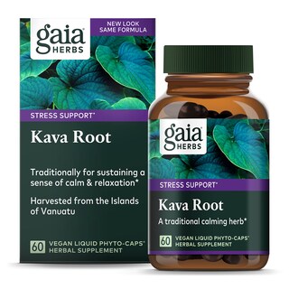 Foto 2 | Suplemento Gaia Herbs Raíz de Kava Kava 60 Cápsulas - Venta Internacional