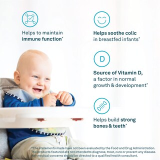 Foto 3 | Gotas Probióticas para Bebés Organika con Vitamina D 7,5 Ml - Venta Internacional