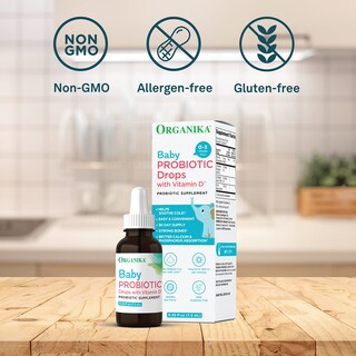 Foto 5 | Gotas Probióticas para Bebés Organika con Vitamina D 7,5 Ml - Venta Internacional