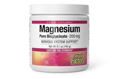 Foto 1 | Bisglicinato de Magnesio Natural Factors 145 g-Venta Internacional