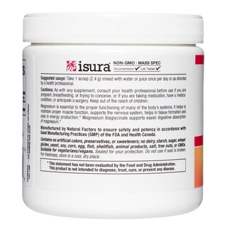 Foto 3 | Bisglicinato de Magnesio Natural Factors 145 g-Venta Internacional