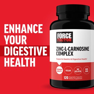Foto 3 | Suplemento Force Factor Zinc L-carnosina 120 Cápsulas - Venta Internacional
