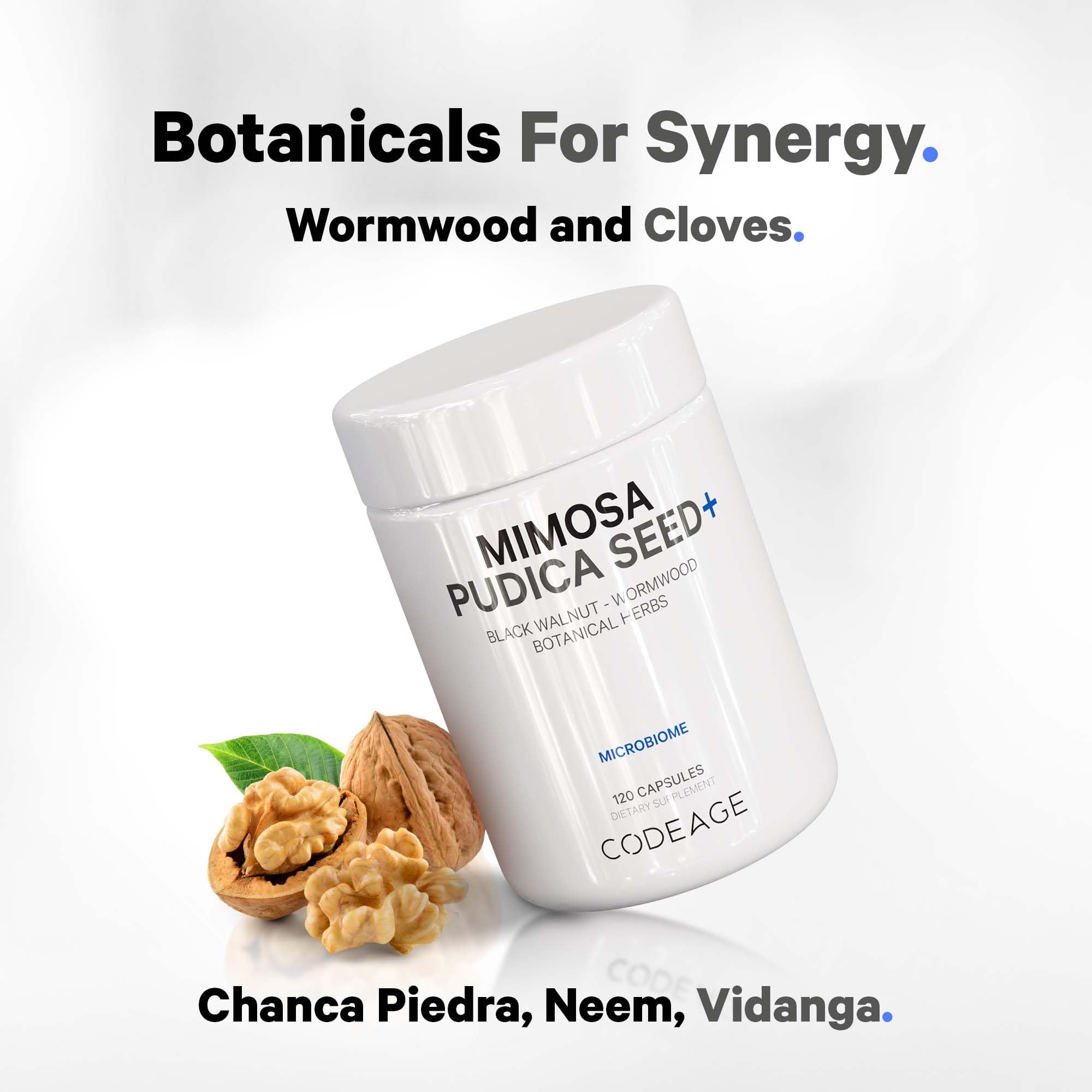 Foto 5 | Suplemento De Semillas De Mimosa Pudica Orgánicas Codeage 120 Cápsulas - Venta Internacional.