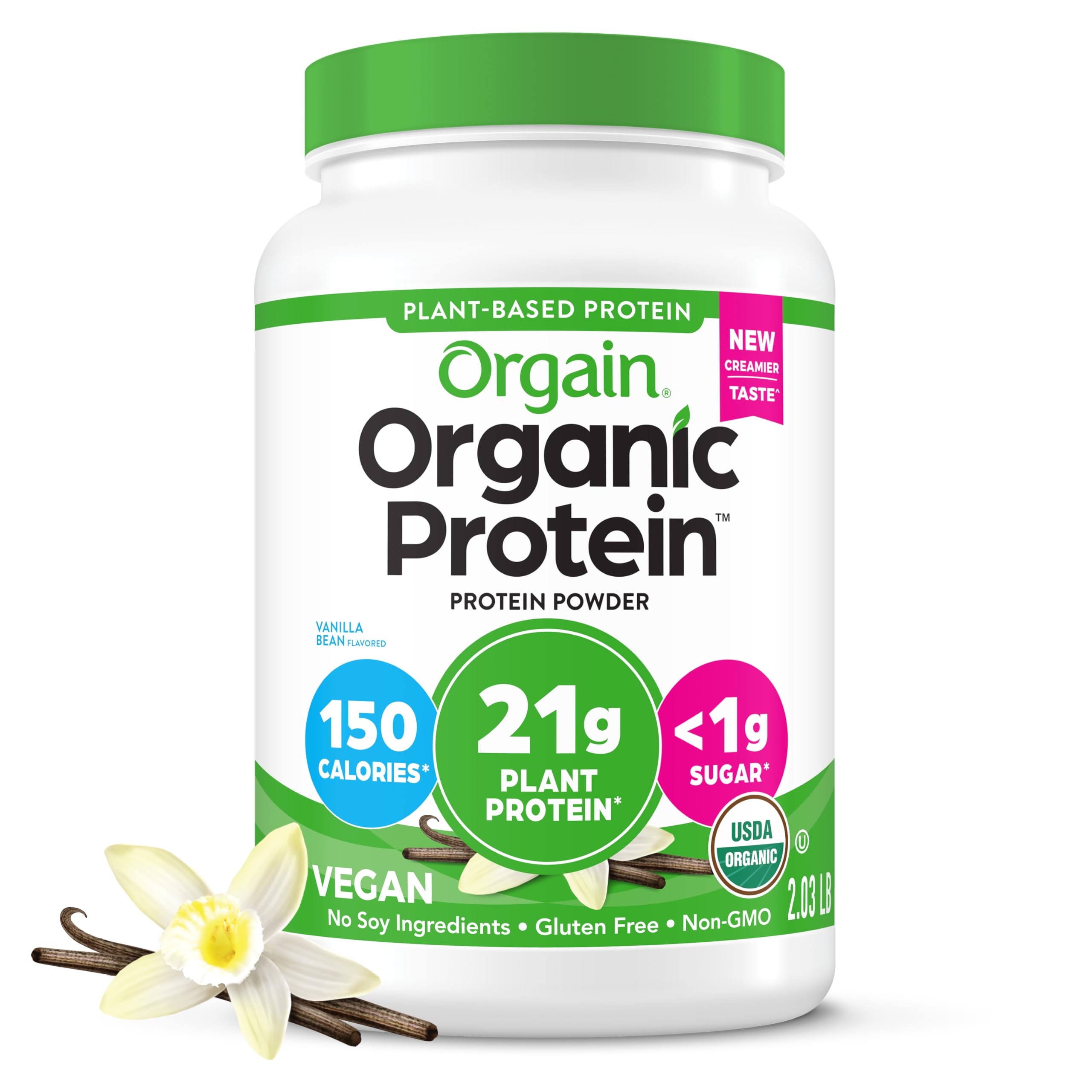 Foto 2 pulgar | Proteína En Polvo Orgain Orgain Organic Vegan Vainilla 920g - Venta Internacional.