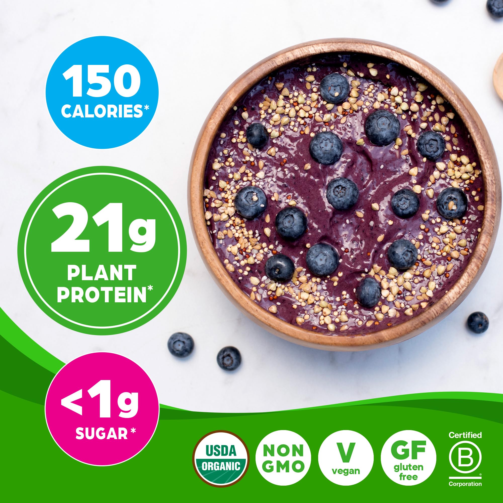 Foto 6 pulgar | Proteína En Polvo Orgain Orgain Organic Vegan Vainilla 920g - Venta Internacional.
