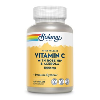 Foto 1 | Cápsulas De Vitamina C Solaray De 1000 Mg De Liberación Prolongada Con Rosa Mosqueta - Venta Internacional.
