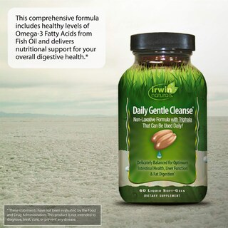 Foto 5 | Suplemento Irwin Naturals Daily Gentle Cleanse 60 Cápsulas Blandas - Venta Internacional.