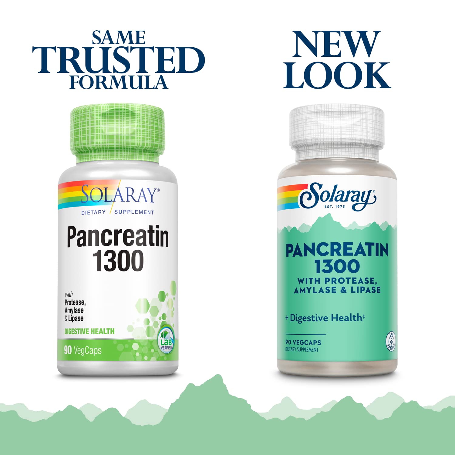 Foto 3 pulgar | Suplemento Solaray Pancreatin 1300 Mg 90 Cápsulas - Venta Internacional.