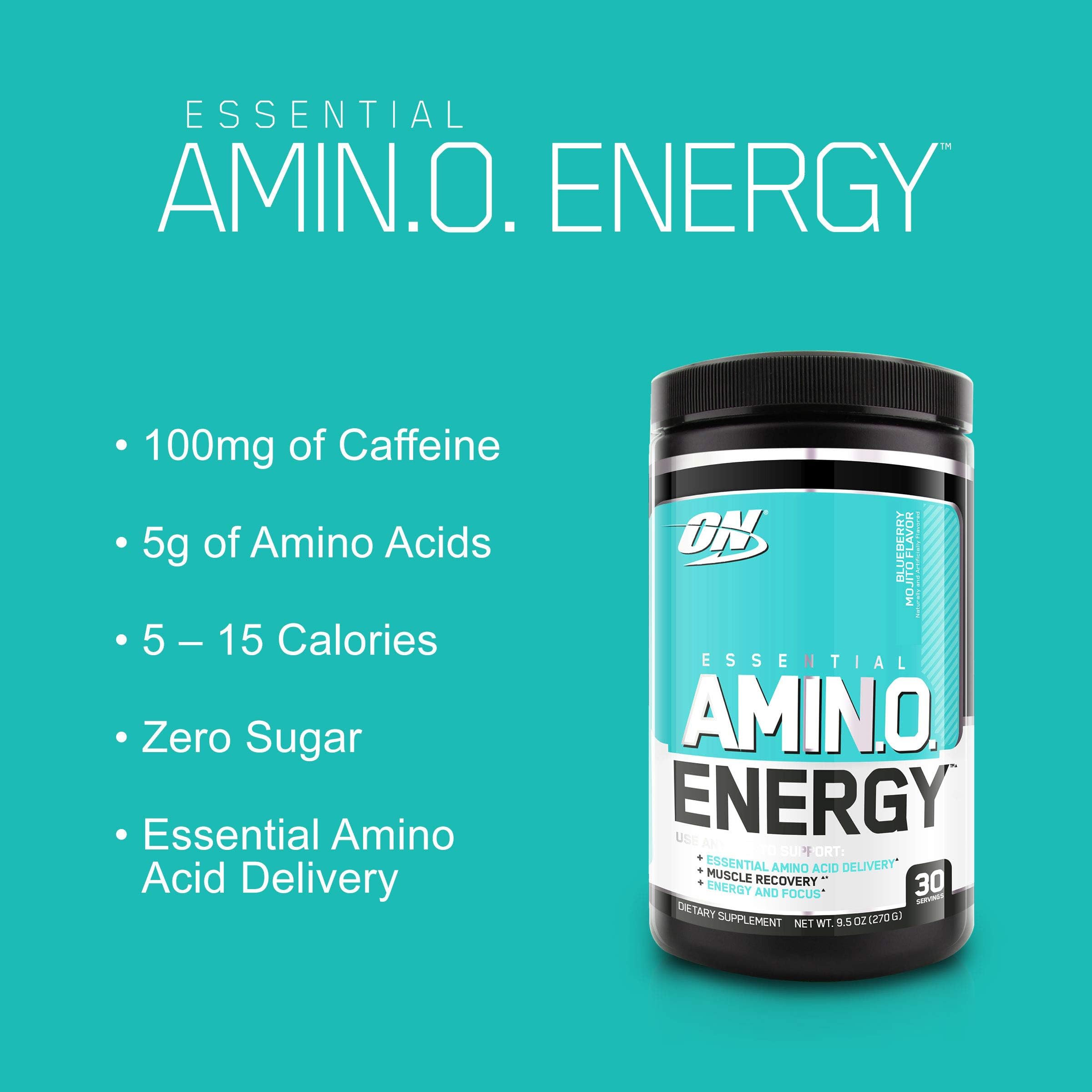 Foto 3 pulgar | Suplemento Optimum Nutrition Essential Amino Energy, 30 Porciones - Venta Internacional.