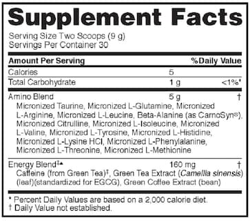 Foto 4 | Suplemento Optimum Nutrition Essential Amino Energy, 30 Porciones - Venta Internacional.