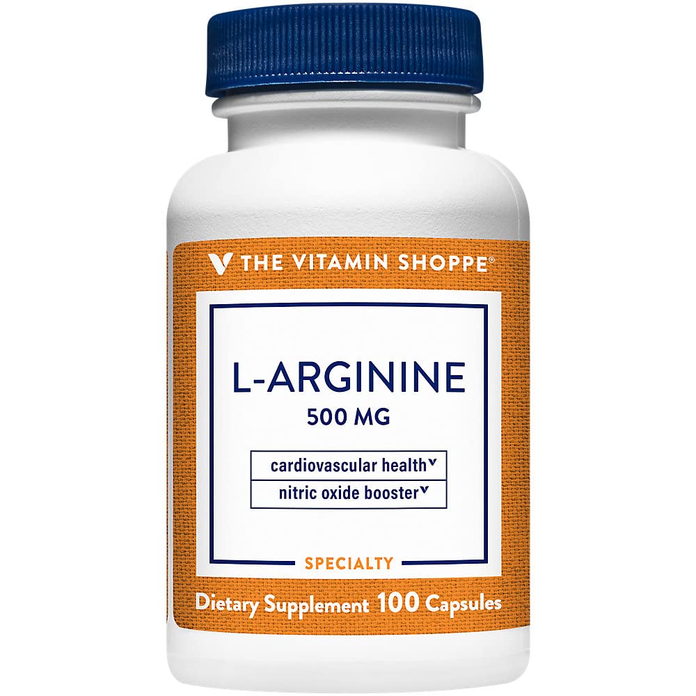 Foto 2 pulgar | Suplemento The Vitamin Shoppe L-arginina 500 Mg - 100 Cápsulas - Venta Internacional.