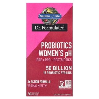 Foto 1 | Probiótico Garden Of Life Para Mujer, Ph 50 Mil Millones, 30 Cápsulas - Venta Internacional.