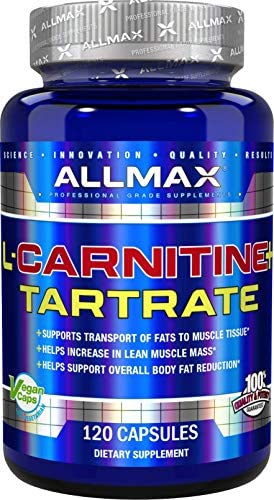Foto 5 pulgar | Suplemento Allmax Nutrition L-carnitina + Tartrato 120 Cápsulas - Venta Internacional.