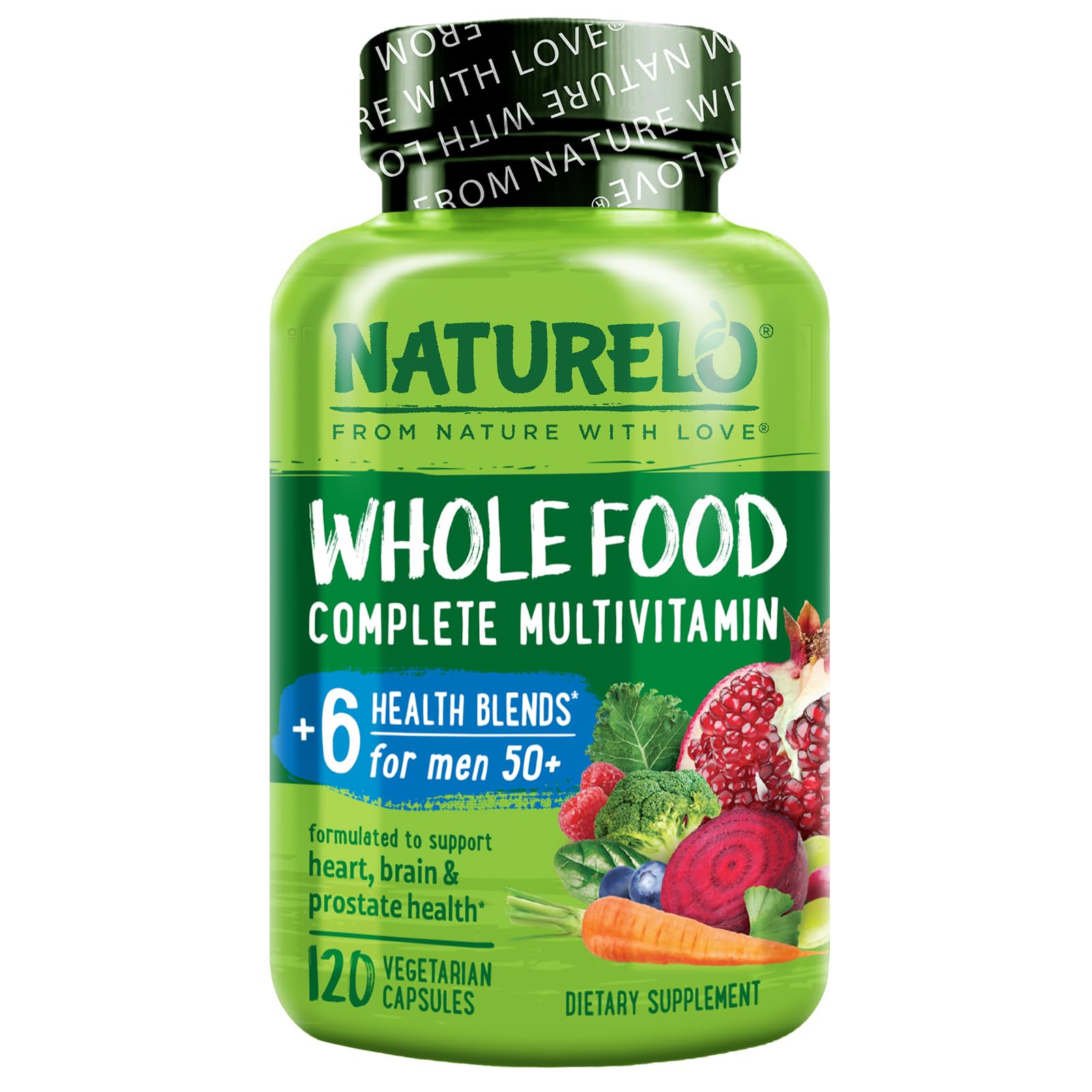 Foto 2 pulgar | Multivitamínico Naturelo Whole Food Para Hombres 50+ 120 Cápsulas - Venta Internacional.