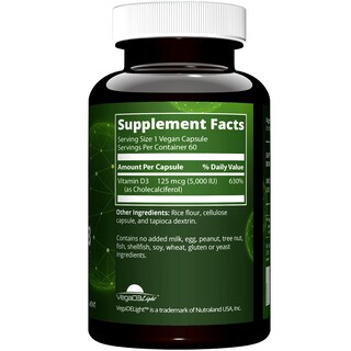 Foto 2 | Suplemento De Vitamina D3 Vegana Mrm Nuturition, 5000 Ui, 60 Porciones - Venta Internacional.