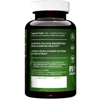 Foto 3 | Suplemento De Vitamina D3 Vegana Mrm Nuturition, 5000 Ui, 60 Porciones - Venta Internacional.