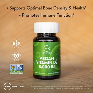 Foto 4 | Suplemento De Vitamina D3 Vegana Mrm Nuturition, 5000 Ui, 60 Porciones - Venta Internacional.