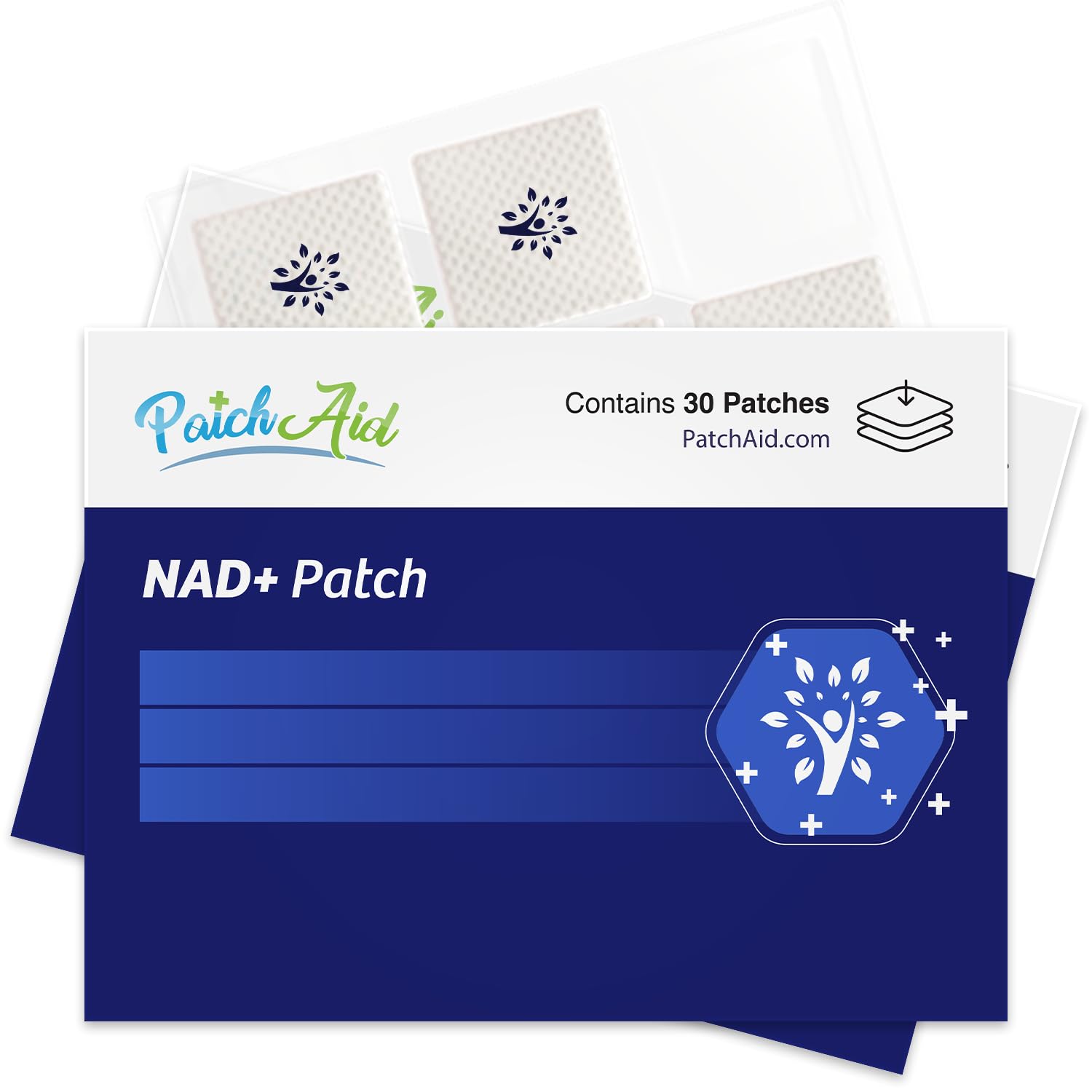 Foto 2 pulgar | Parche Tópico Patchaid Nad+, Suministro Para 30 Días - Venta Internacional.