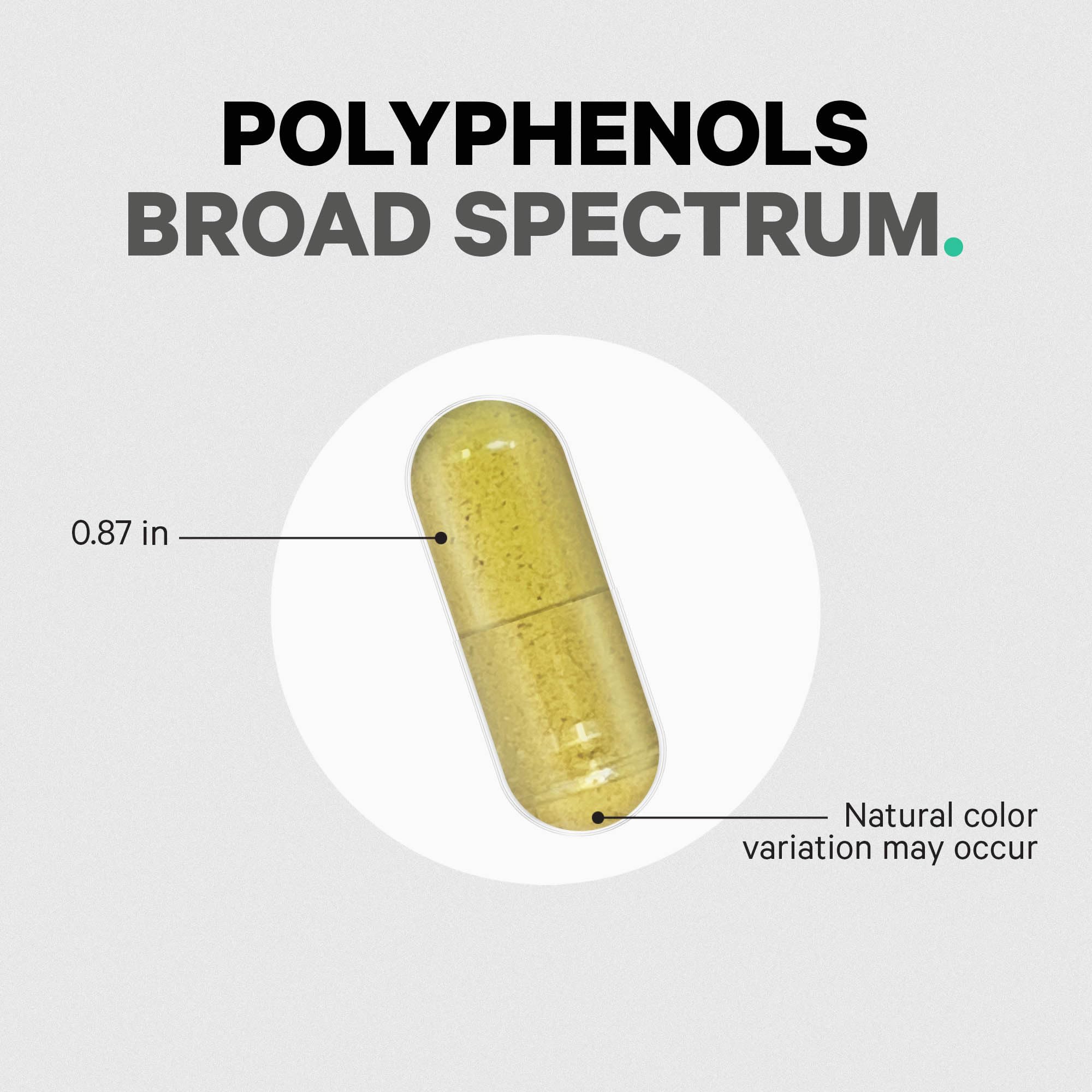 Foto 8 pulgar | Suplemento Codeage Polyphenols Broad Spectrum 120 Cápsulas - Venta Internacional.