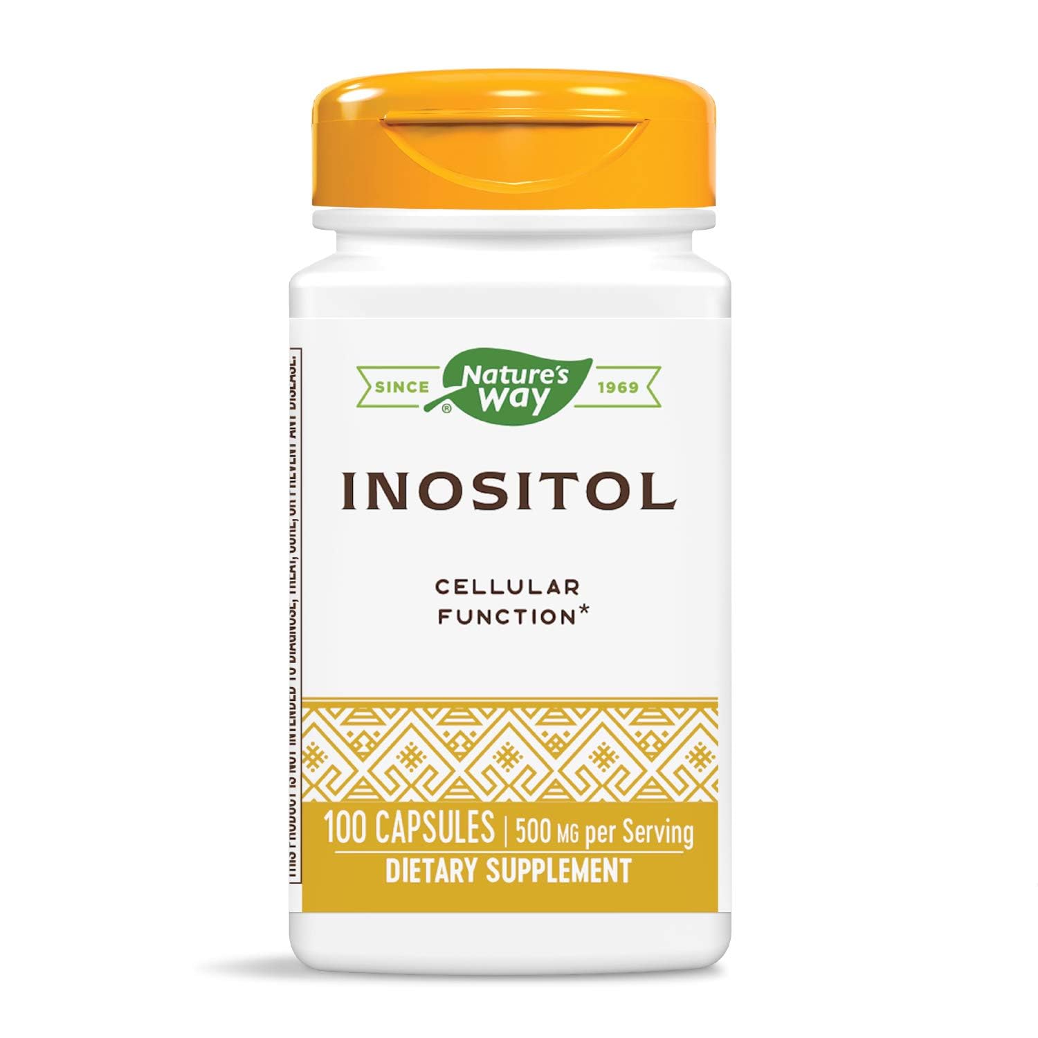 Foto 2 pulgar | Suplemento Nature's Way De Inositol 500 Mg 100 Cápsulas - Venta Internacional.