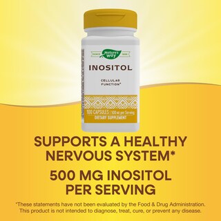 Foto 3 | Suplemento Nature's Way De Inositol 500 Mg 100 Cápsulas - Venta Internacional.