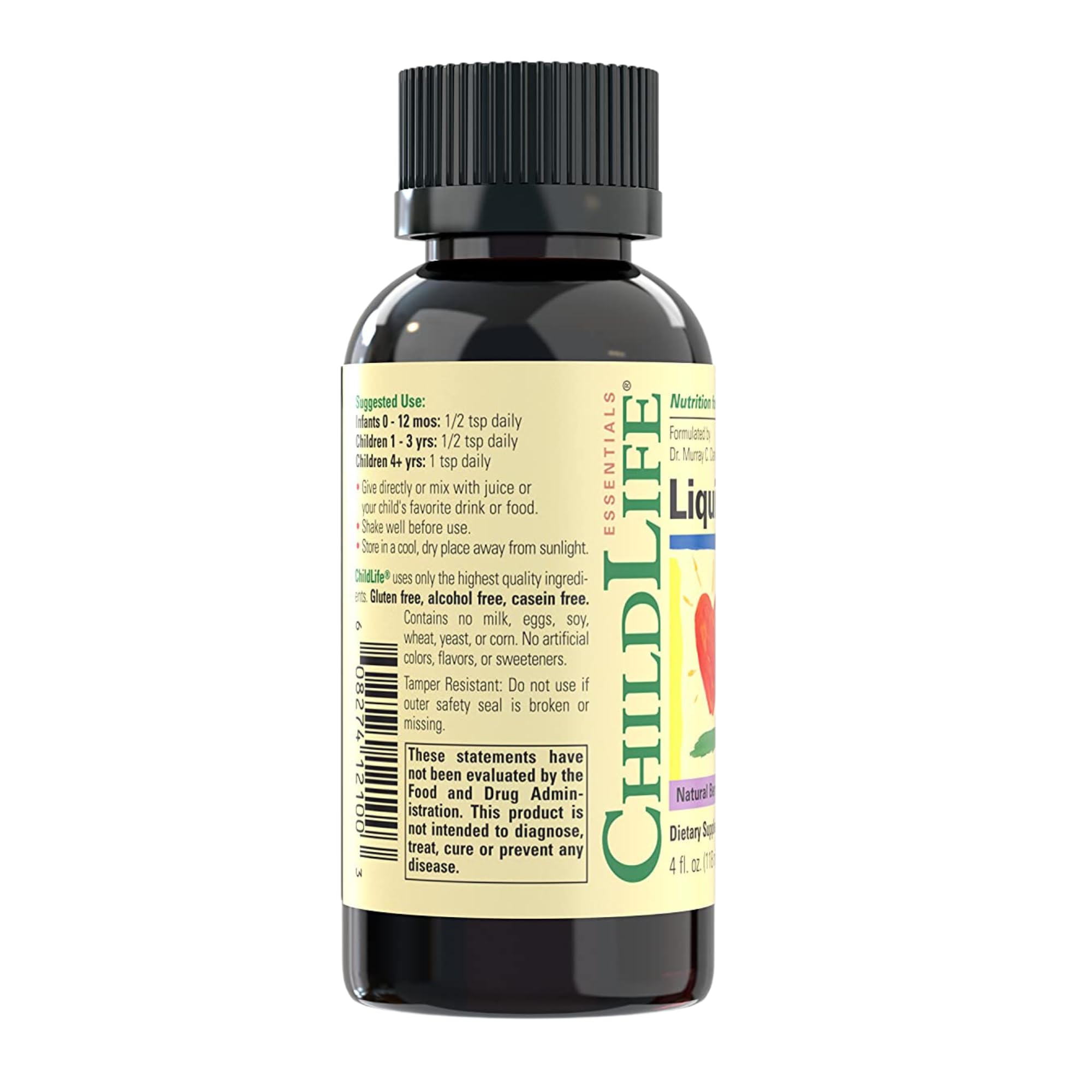 Foto 4 pulgar | Suplementos De Hierro Líquido Childlife Essentials Para Niños 118 Ml - Venta Internacional.