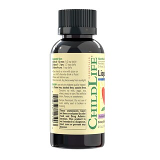Foto 3 | Suplementos De Hierro Líquido Childlife Essentials Para Niños 118 Ml - Venta Internacional.