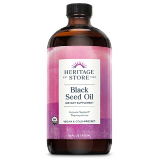 Foto 1 | Suplemento Heritage Store De Aceite De Semilla Negra Orgánico, 473 Ml, Vegano - Venta Internacional.