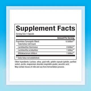 Foto 2 | Suplemento Natural Factors Acidophilus & Bifidus 90 Cápsulas - Venta Internacional.