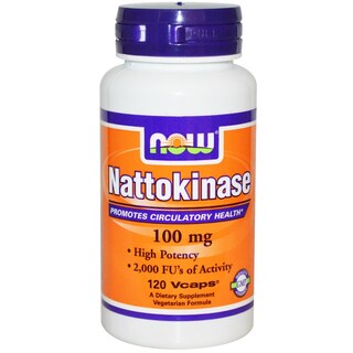 Foto 1 | Suplemento: Natokinasa De Now Foods, 100 Mg, 120 Vegicaps - Venta Internacional.