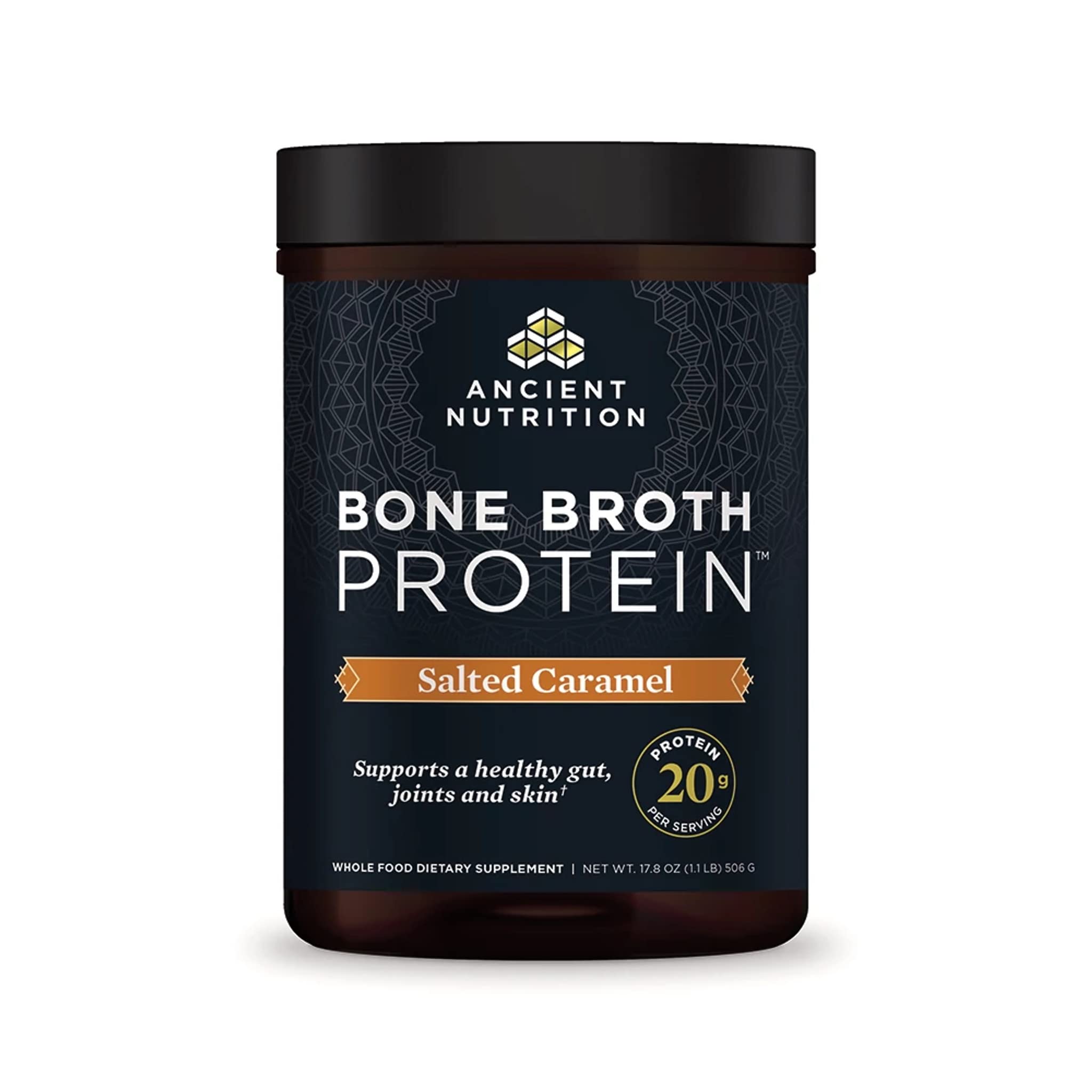 Foto 1 | Caldo De Huesos, Proteína En Polvo, Caramelo Salado De Ancient Nutrition - Venta Internacional.