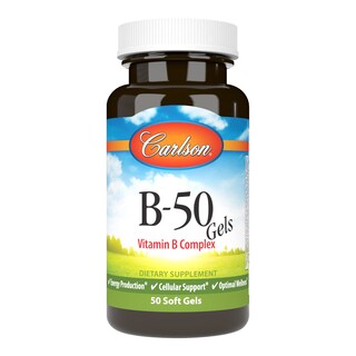 Foto 1 | Suplemento Carlson B-50 Gels, Complejo De Vitamina B, 50 Cápsulas Blandas - Venta Internacional.