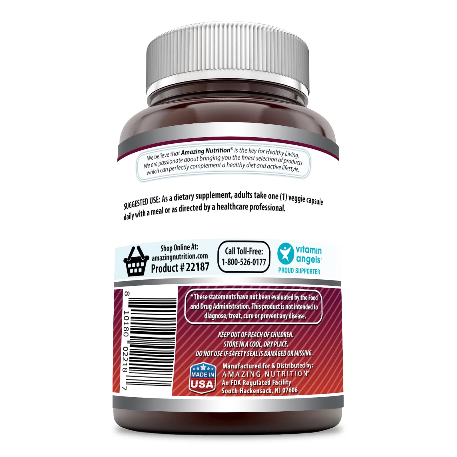 Foto 4 pulgar | Suplemento Amazing Formulas Quercetina 500 Mg 120 Cápsulas - Venta Internacional.