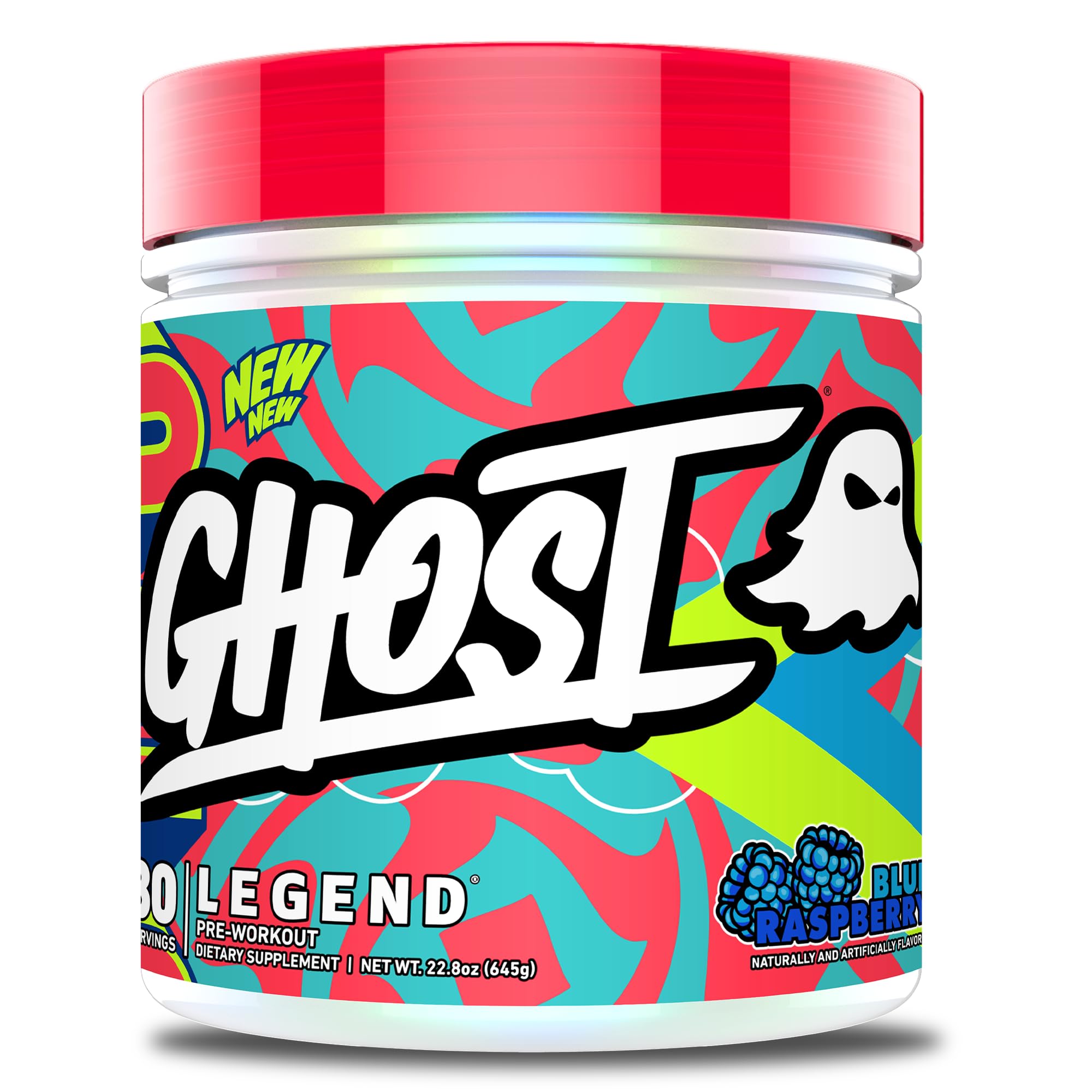 Foto 2 pulgar | Polvo Preentrenamiento Ghost Legend Blue Raspberry 30 Porciones - Venta Internacional.