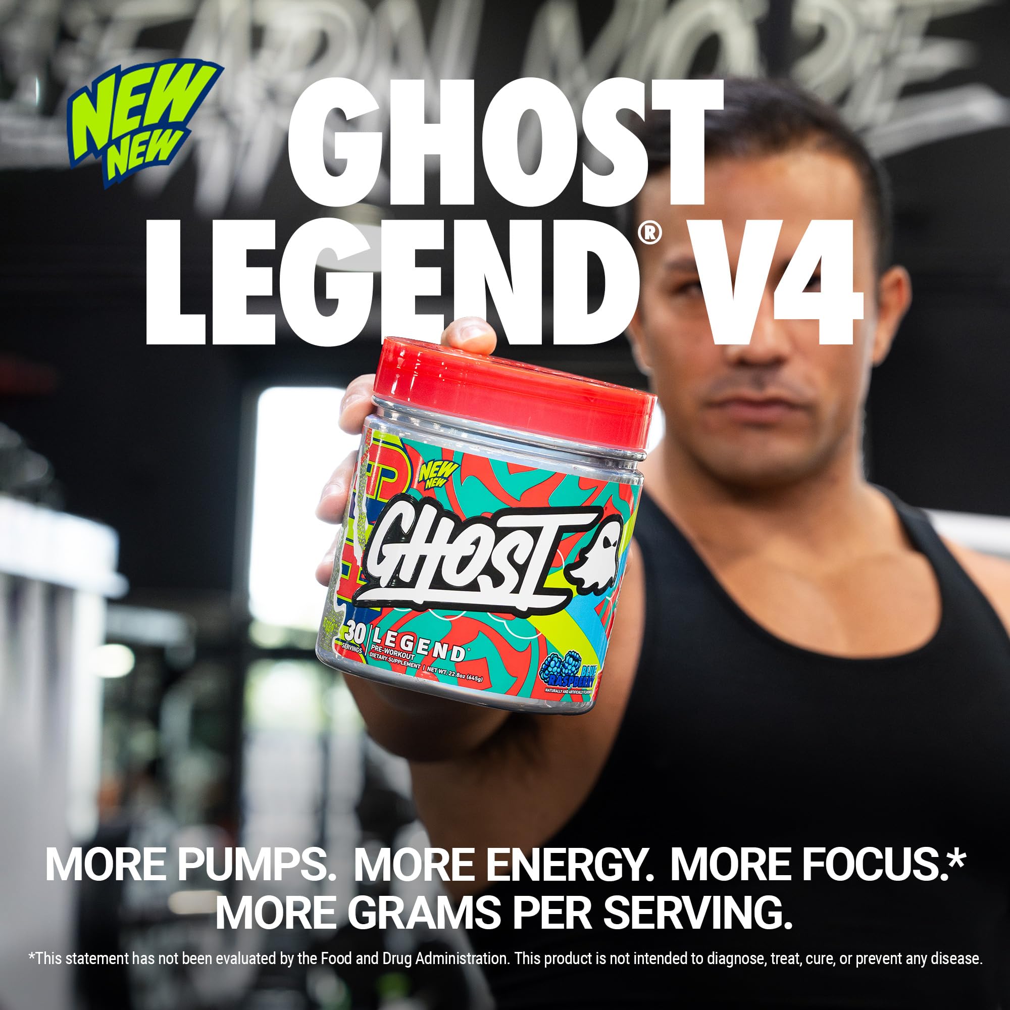 Foto 3 pulgar | Polvo Preentrenamiento Ghost Legend Blue Raspberry 30 Porciones - Venta Internacional.