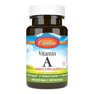 Foto 1 | Suplemento Carlson De Vitamina A De 10.000 Ui (3000 Mcg Rae) 250 Cápsulas Blandas - Venta Internacional.