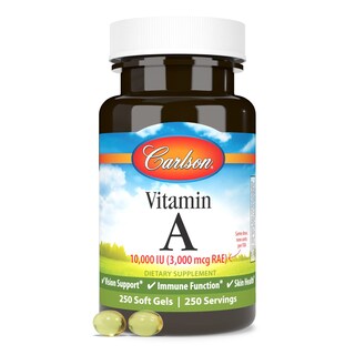 Foto 5 | Suplemento Carlson De Vitamina A De 10.000 Ui (3000 Mcg Rae) 250 Cápsulas Blandas - Venta Internacional.
