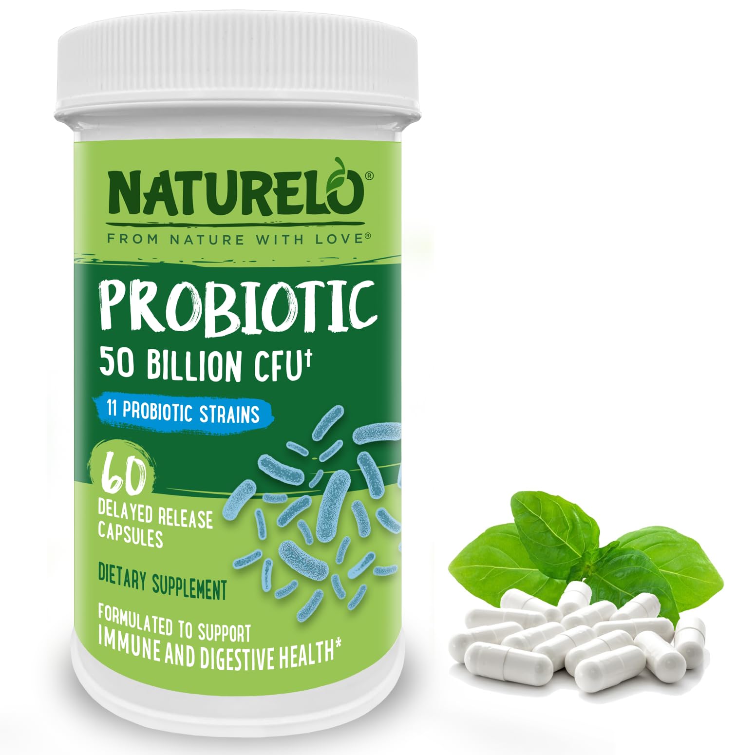 Foto 1 | Suplemento Probiótico Naturelo 50 Mil Millones De Cfu 60 Cápsulas - Venta Internacional.