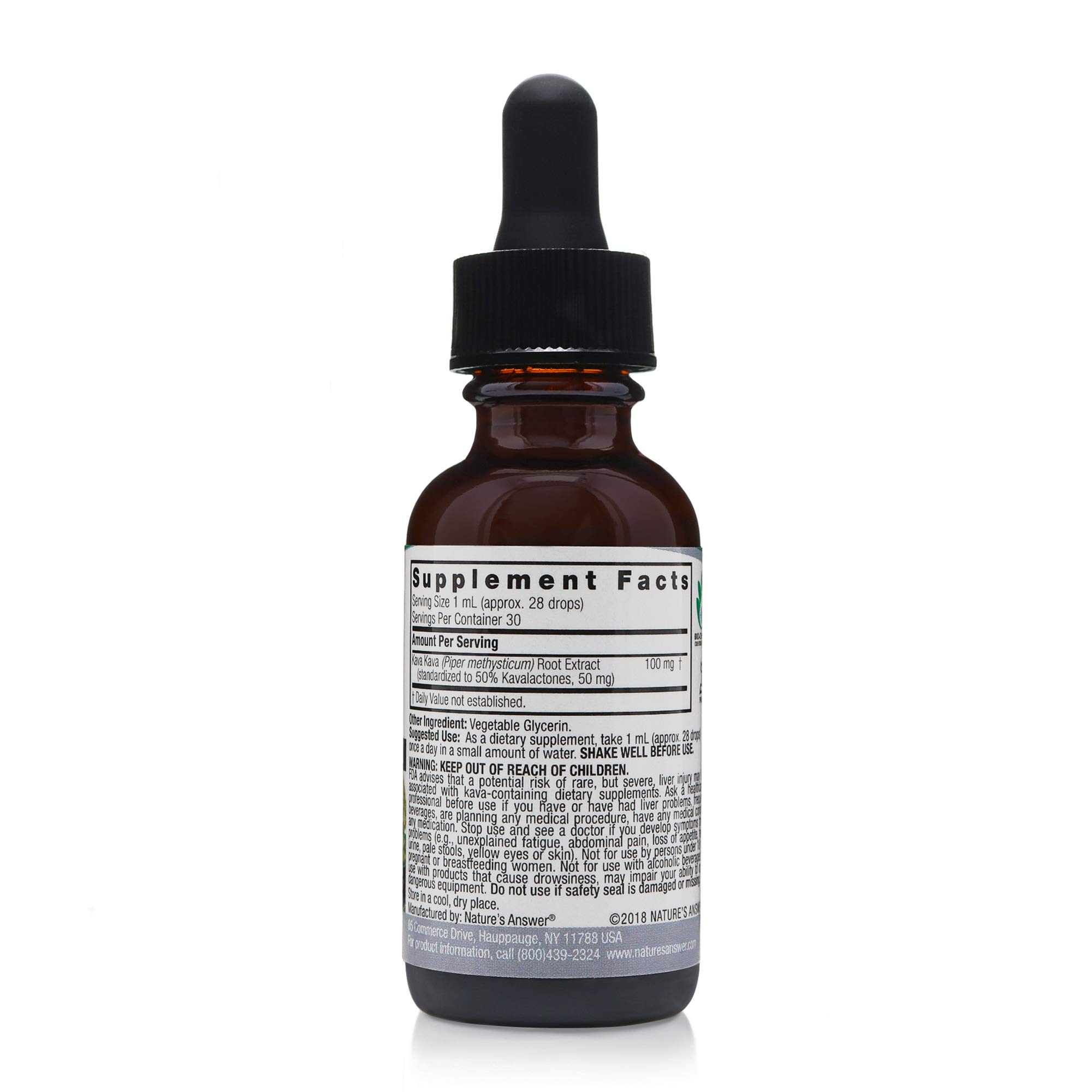 Foto 5 pulgar | Suplemento De Extracto De Kava-6 De Nature's Answer, 30 Ml - Venta Internacional.