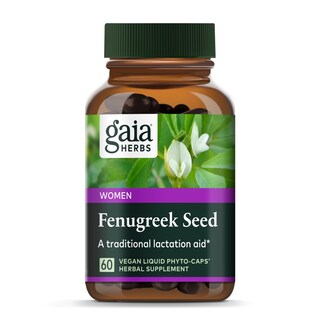 Foto 1 | Suplemento Gaia Herbs Con Semillas De Fenogreco, 60 Cápsulas Veganas - Venta Internacional.