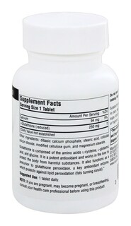 Foto 3 | Supplement Source Naturals Con Contenido Reducido De Glutatión, 250 Mg, 60 Tabletas - Venta Internacional.