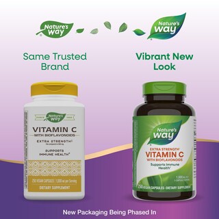 Foto 3 | Suplemento Nature's Way Extra Strength De Vitamina C De 1000 Mg - Venta Internacional.