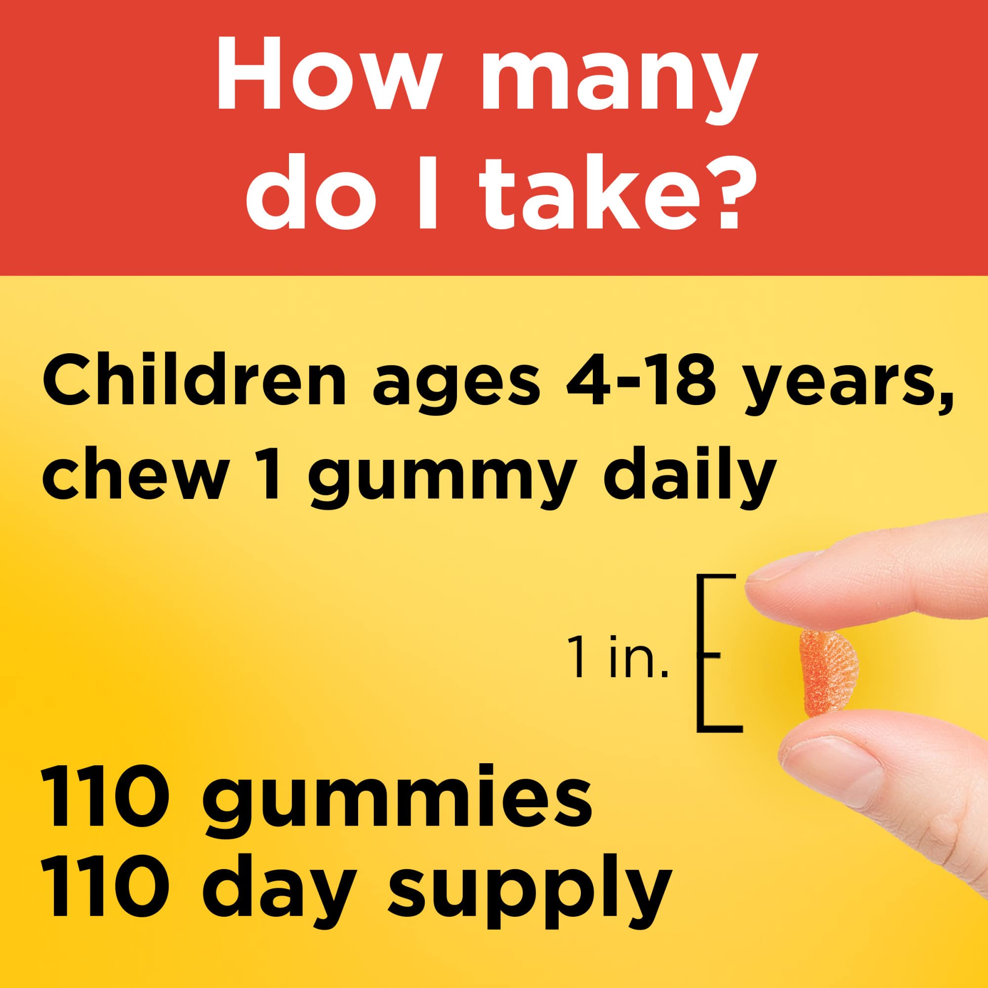 Foto 4 pulgar | Gomitas De Vitamina C: 110 Gomitas Nature Made Kids First - Venta Internacional.