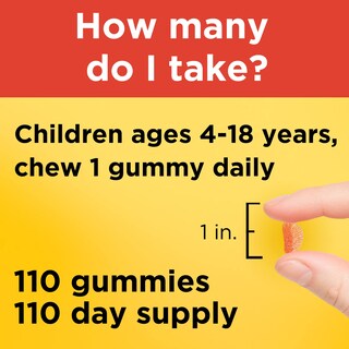 Foto 3 | Gomitas De Vitamina C: 110 Gomitas Nature Made Kids First - Venta Internacional.