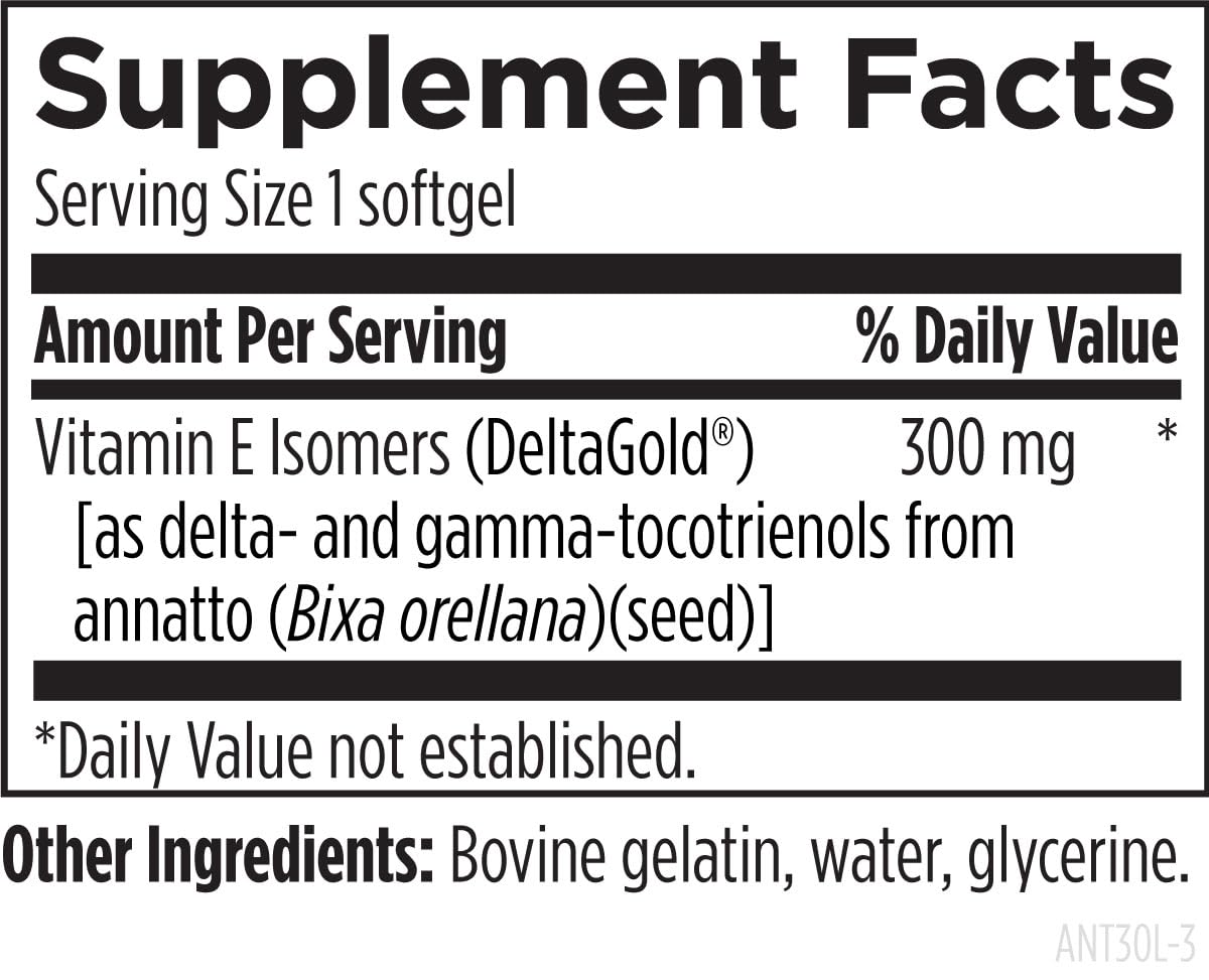 Foto 7 pulgar | Diseños De Suplementos Para La Salud Annatto-e 300 Mg De Tocotrienoles - Venta Internacional.