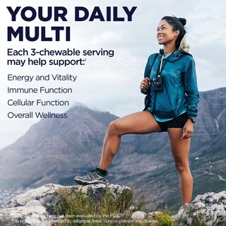 Foto 3 | Suplementos Multivitamínicos Masticables Kal Enhanced Energy, 60 Unidades - Venta Internacional.