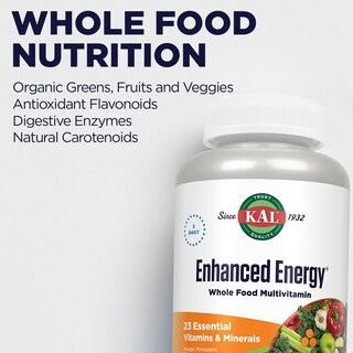 Foto 5 | Suplementos Multivitamínicos Masticables Kal Enhanced Energy, 60 Unidades - Venta Internacional.