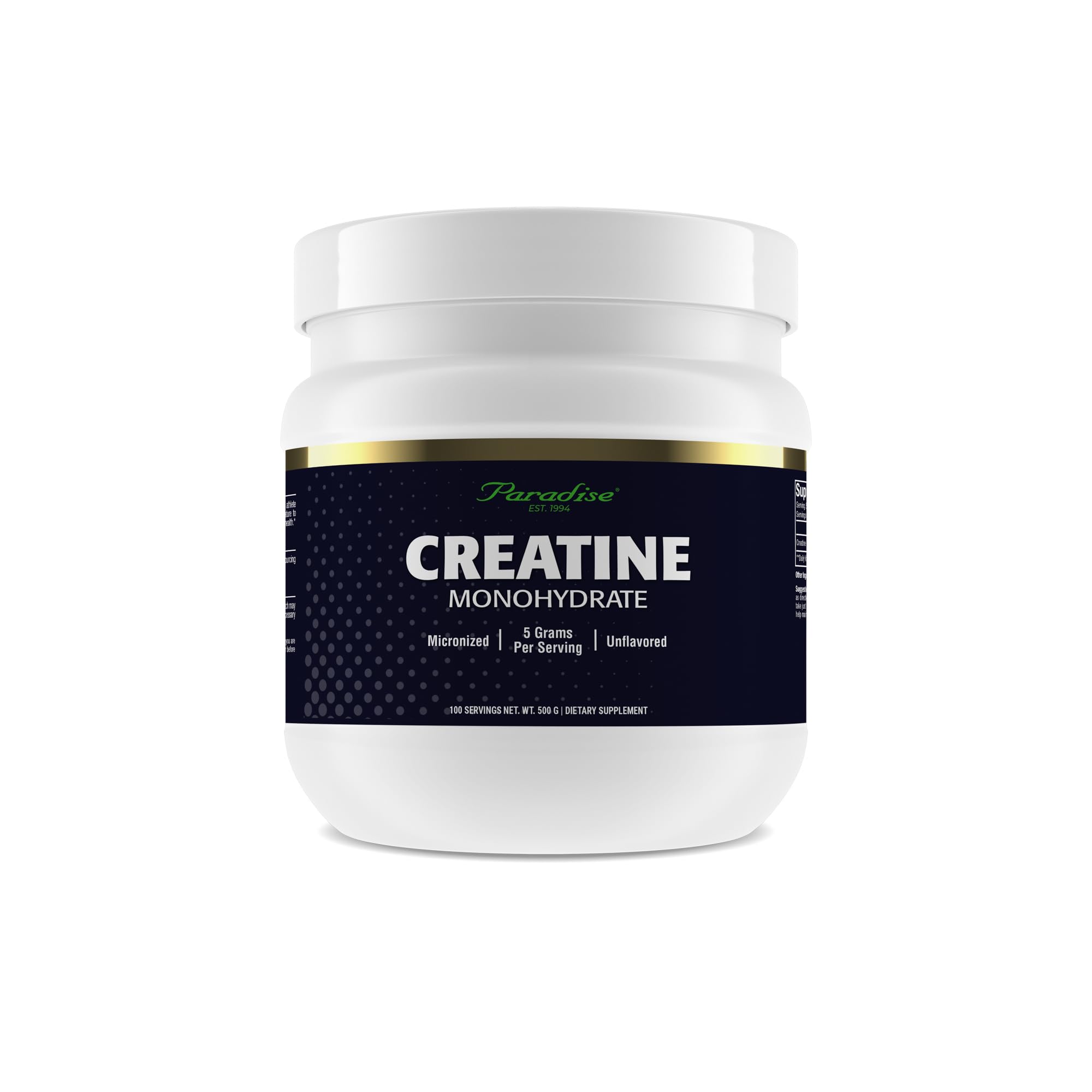Foto 2 pulgar | Monohidrato De Creatina En Polvo Paradise 500 G - 100 Porciones - Venta Internacional.