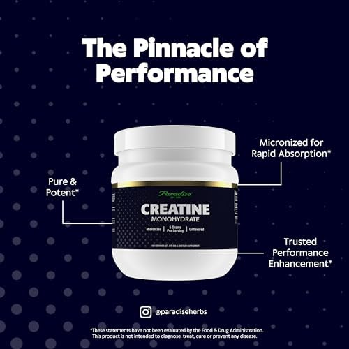 Foto 5 | Monohidrato De Creatina En Polvo Paradise 500 G - 100 Porciones - Venta Internacional.